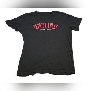 Patrick Kelly Runway Of Love de Young Museum Black T-Shirt Size L No Tags EUC